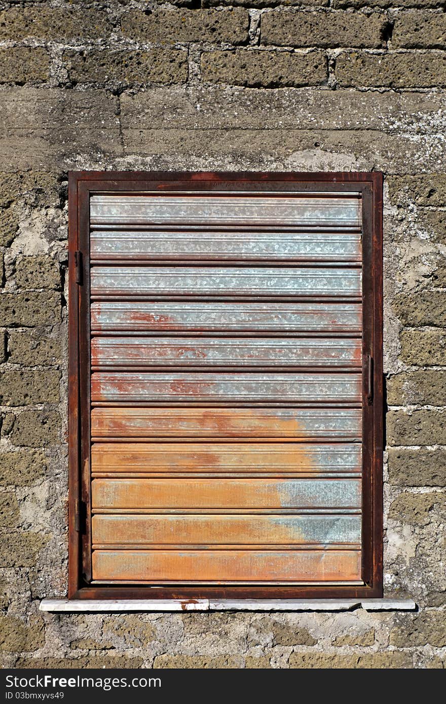 Wall And Metallic Window