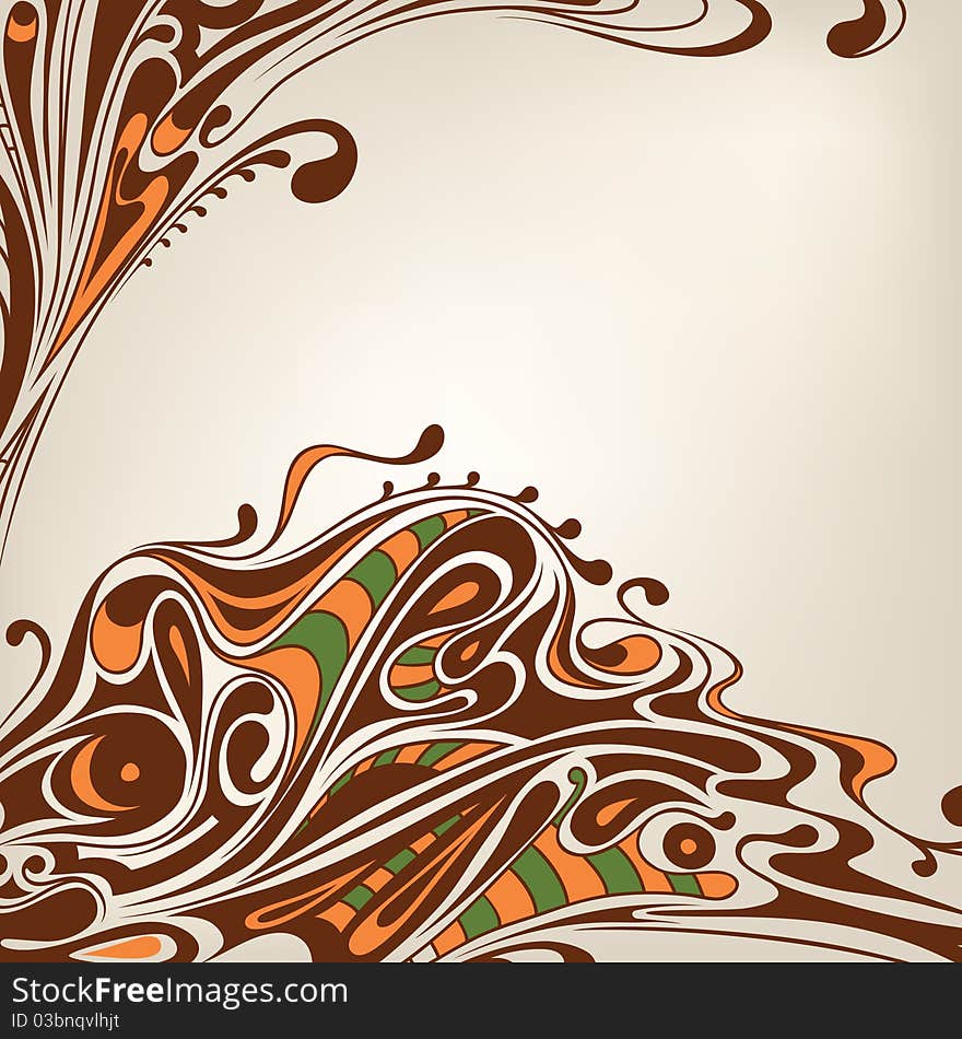 Abstract background with decorative elements