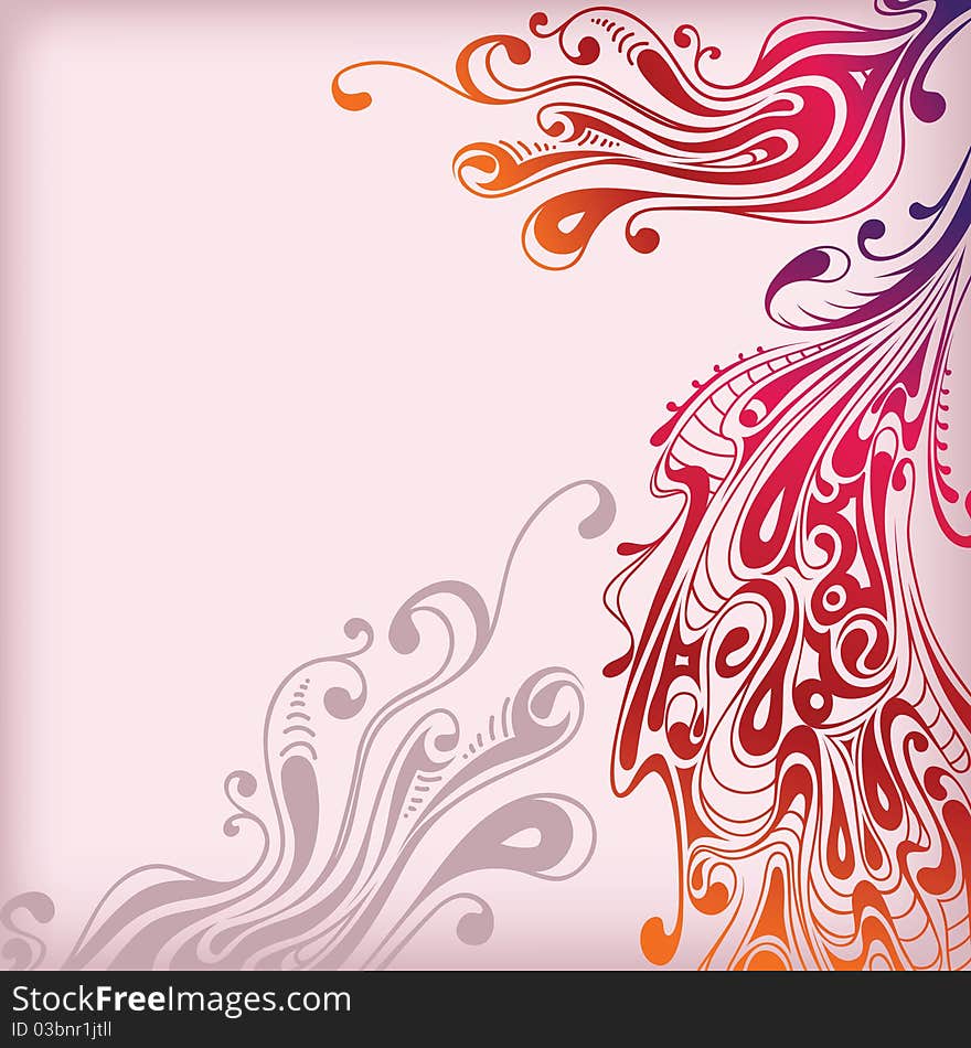 Abstract background with decorative elements