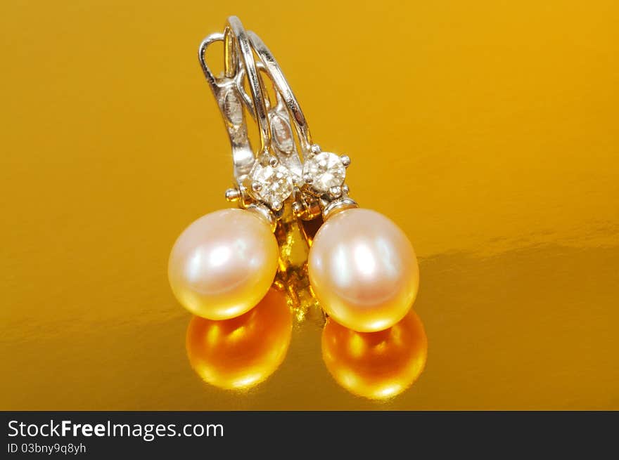 Pearl earrings