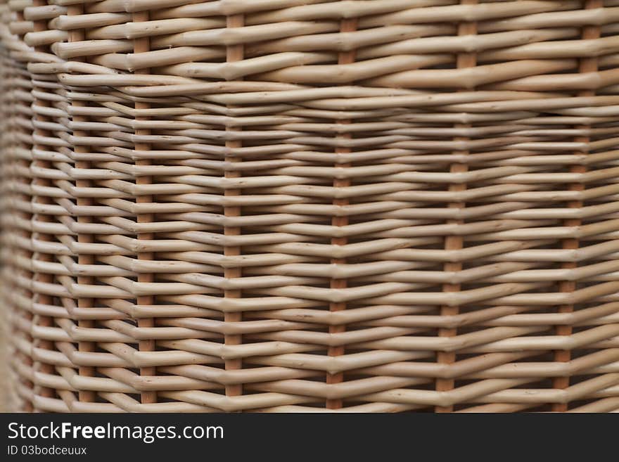 Detail of a weaved basket