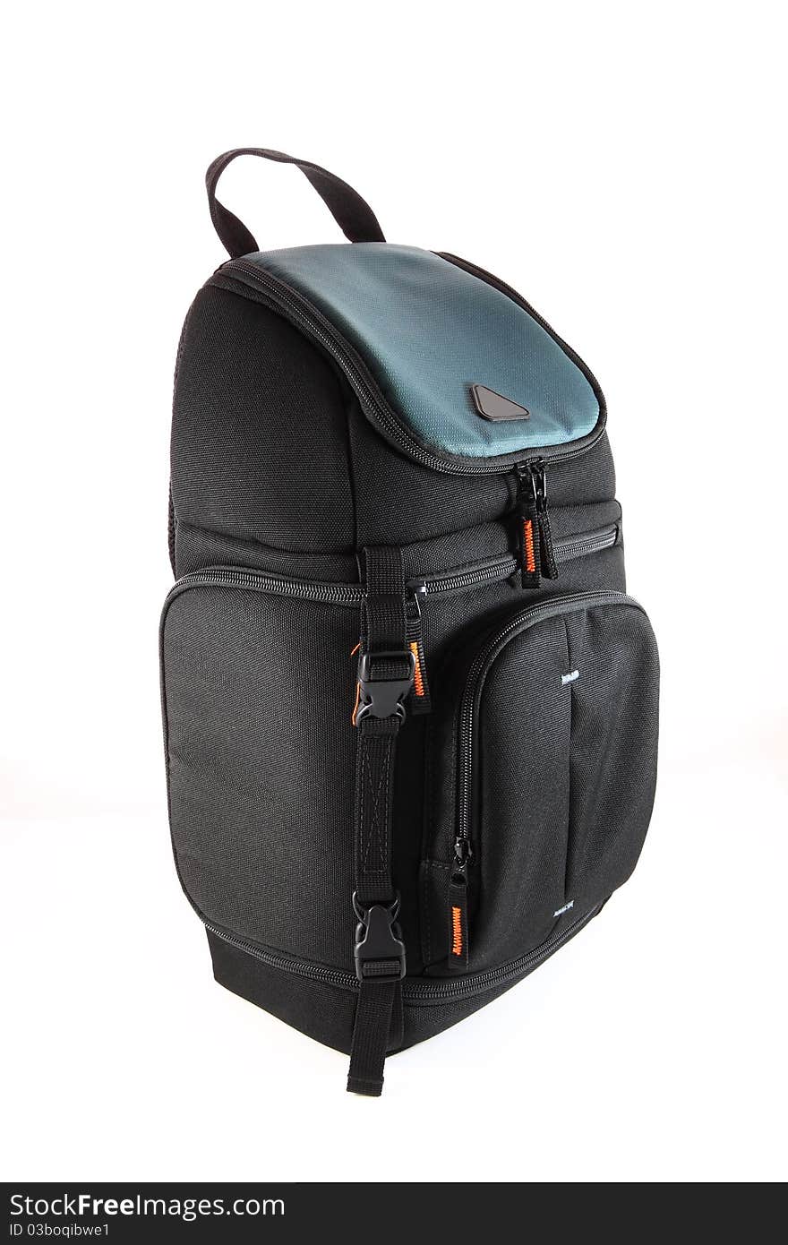 Camera black backpack for photography travel. Camera black backpack for photography travel.