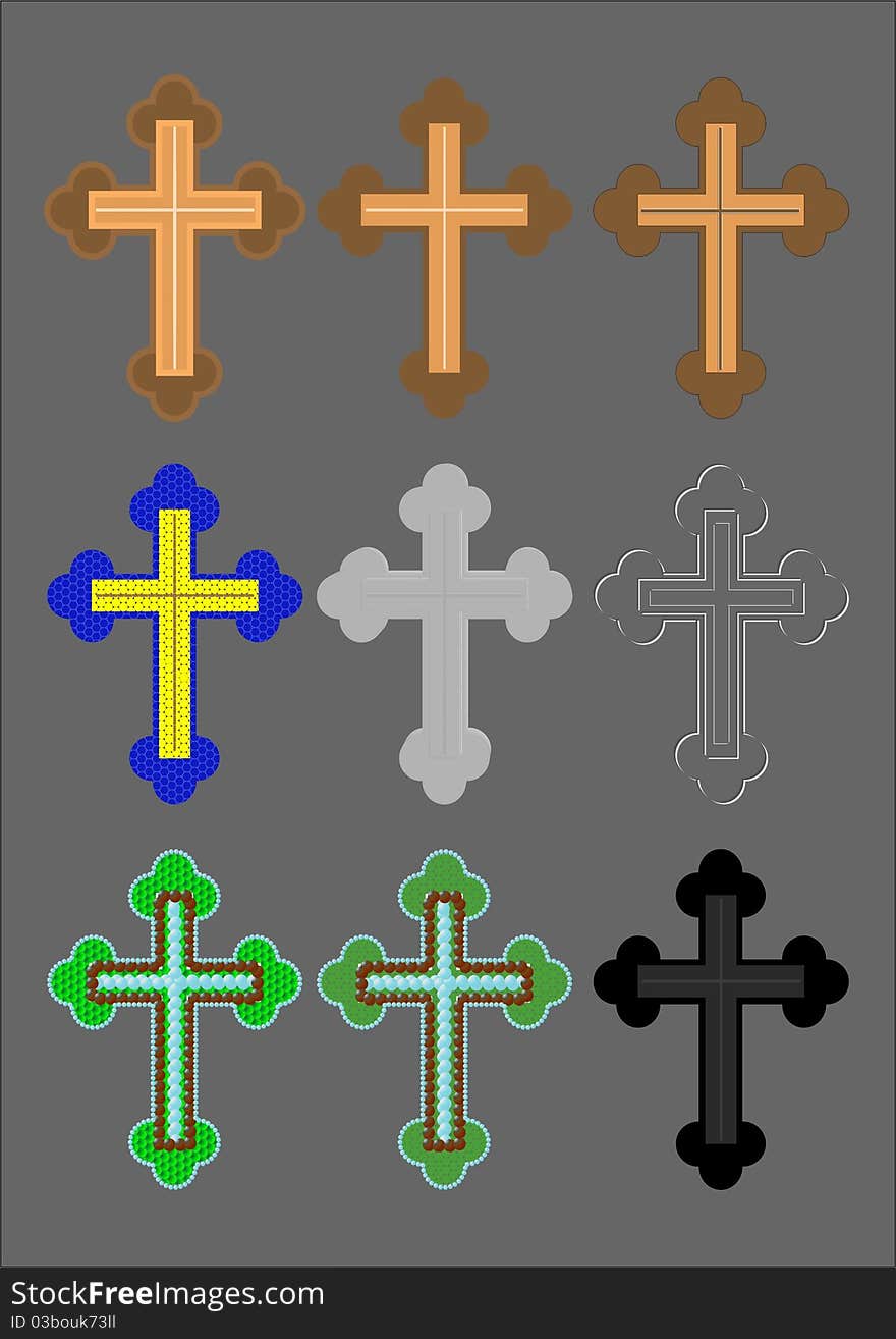 Cross With A Different Finish.