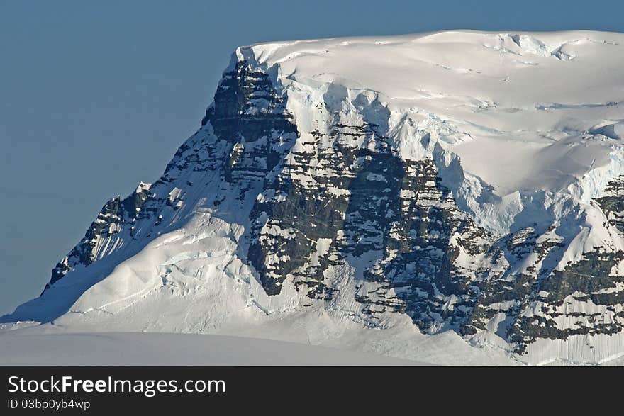 Cuverville Island in Antarctica peninsula. Cuverville Island in Antarctica peninsula