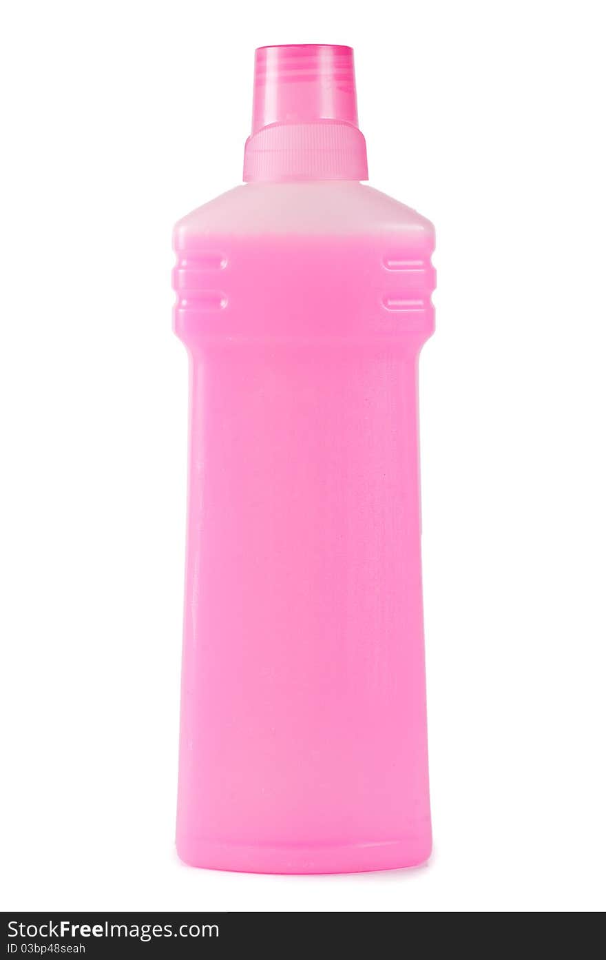 Plastic Bottle With Detergent