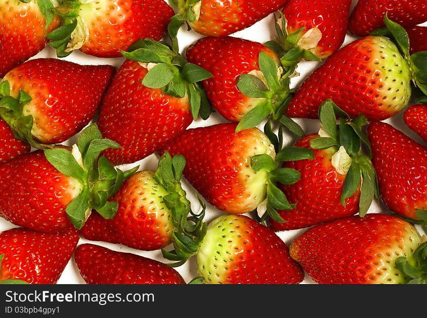 Appetizing strawberries