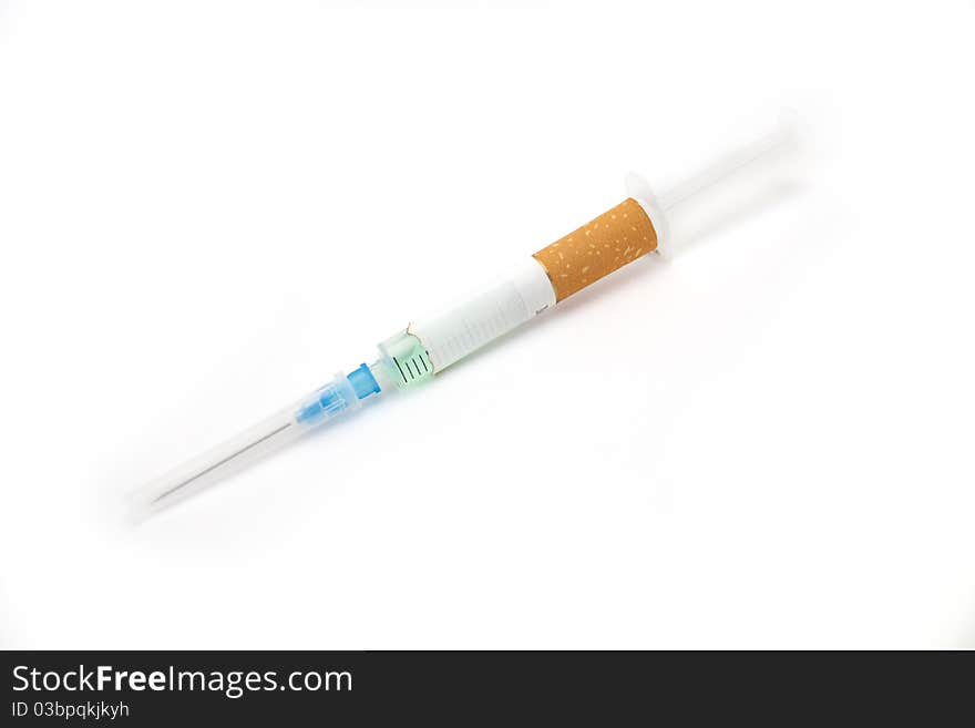 Syringe with poison