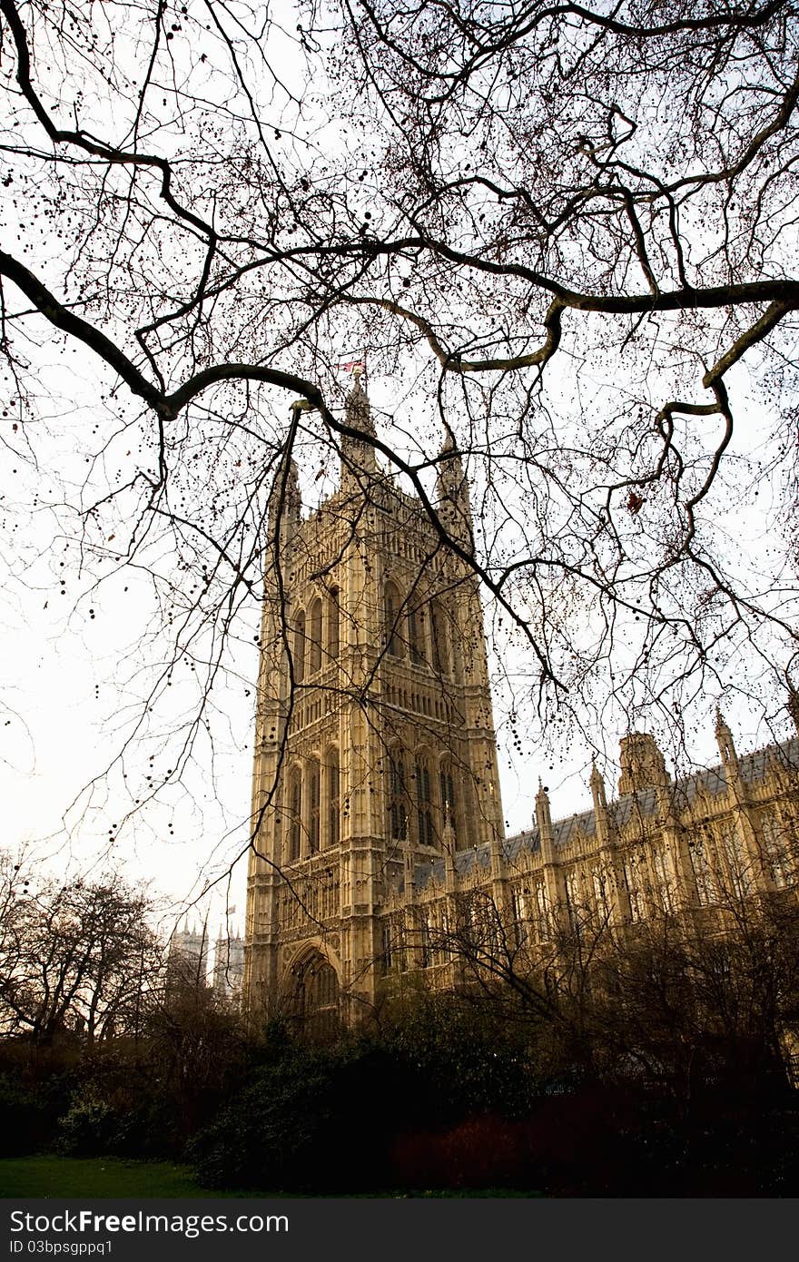 Victoria Tower in London