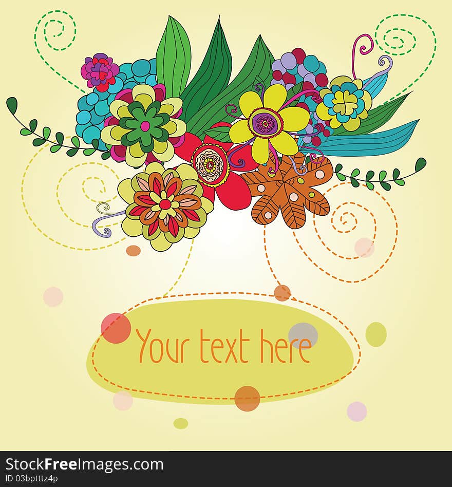 Flowers In Vase Background