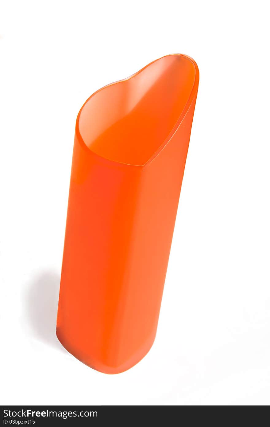 Orange vase