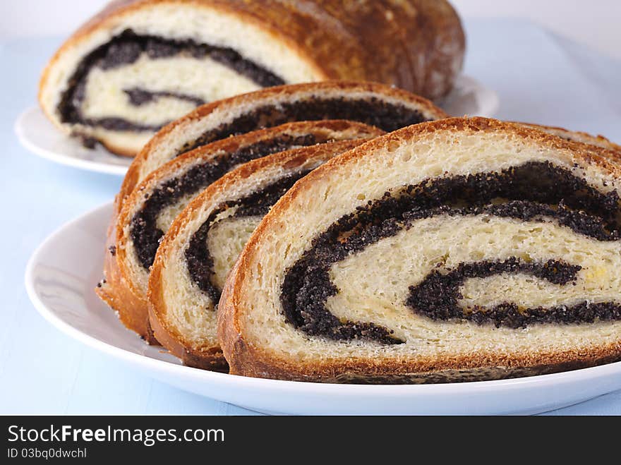 Lemon poppy seed roll