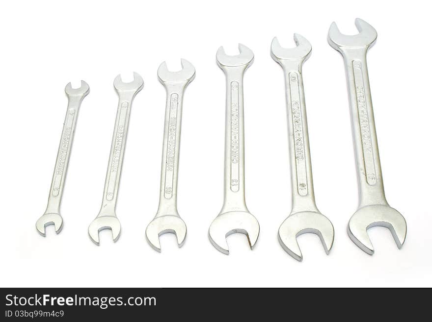 Set of the wrench tools