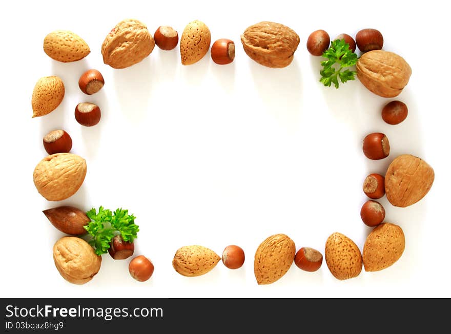 Nuts photo frame