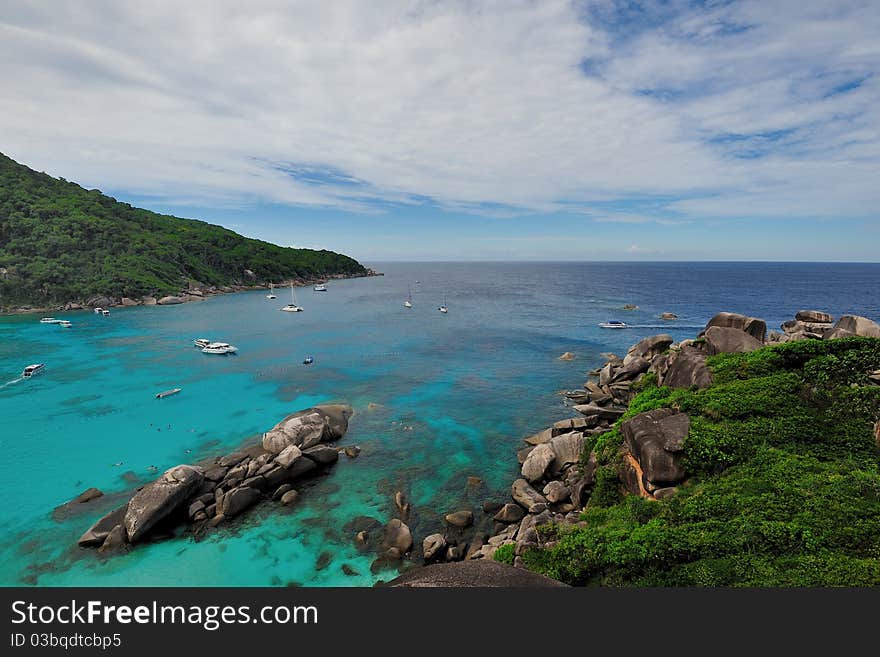 Tropical Similan Island Bay