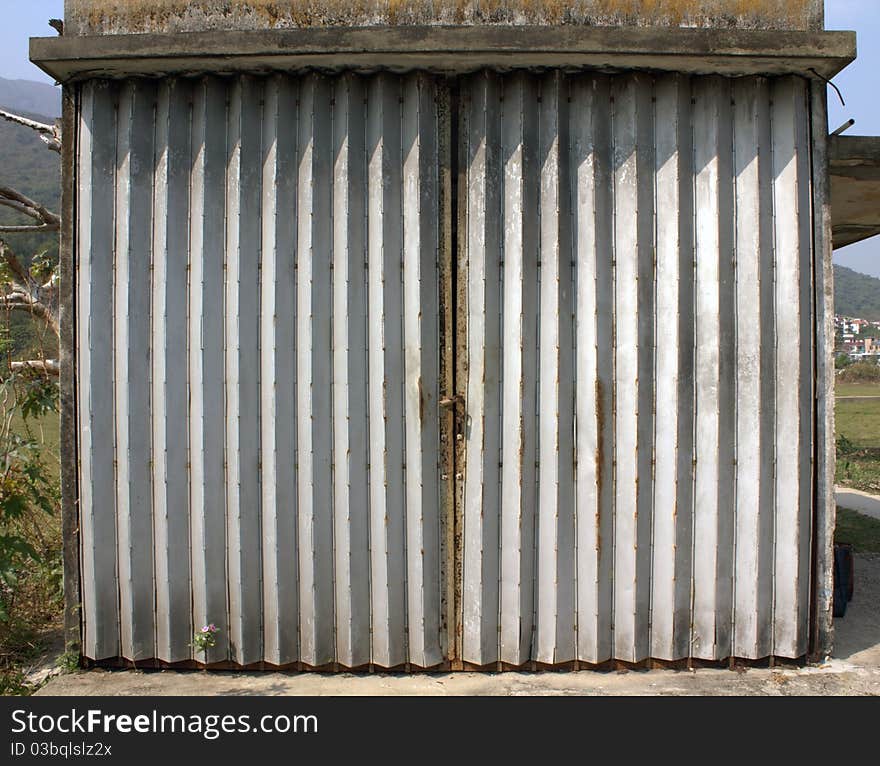 Galvanized Steel Shutter Garage Door