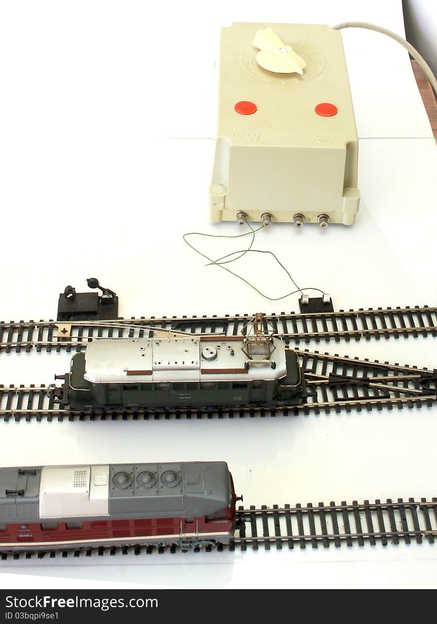 Model Railway with Control Desk