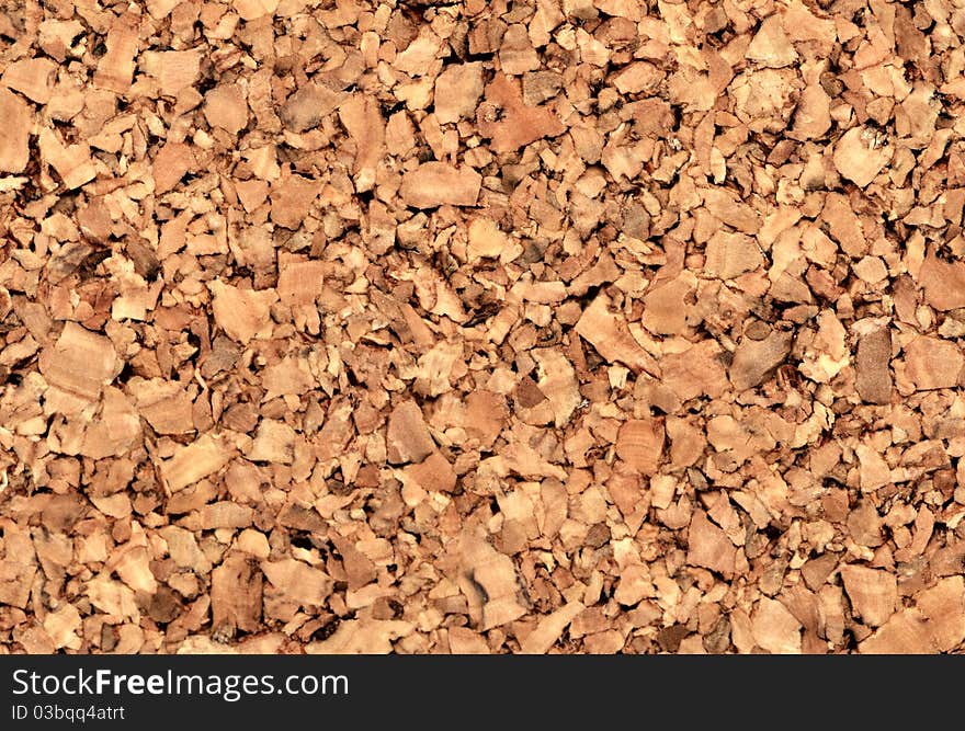 Detailed cork board texture