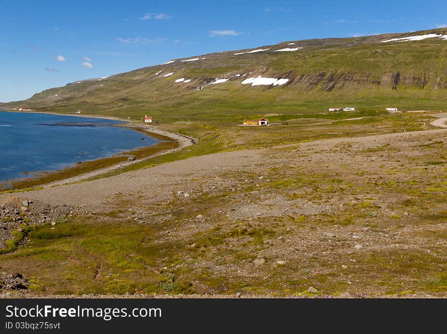 Coast in Unadsdalur - Iceland