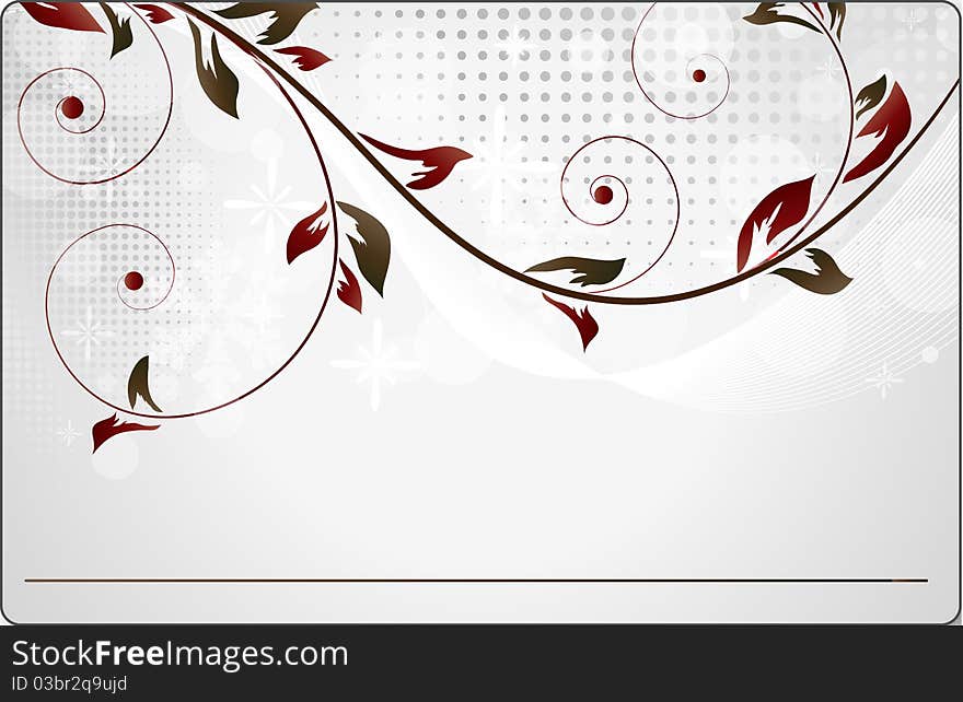 Floral background for your design. Floral background for your design