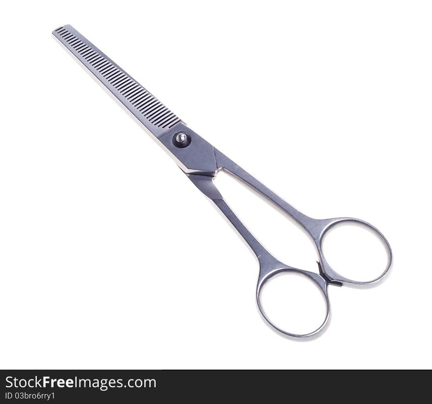 Hairdressing scissors.