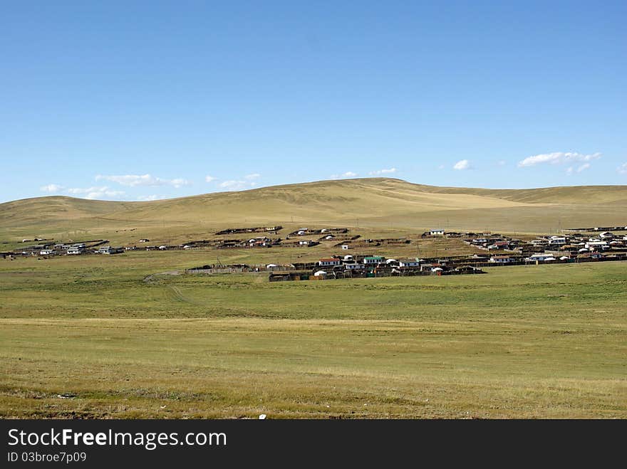 Landscape in Mongolia