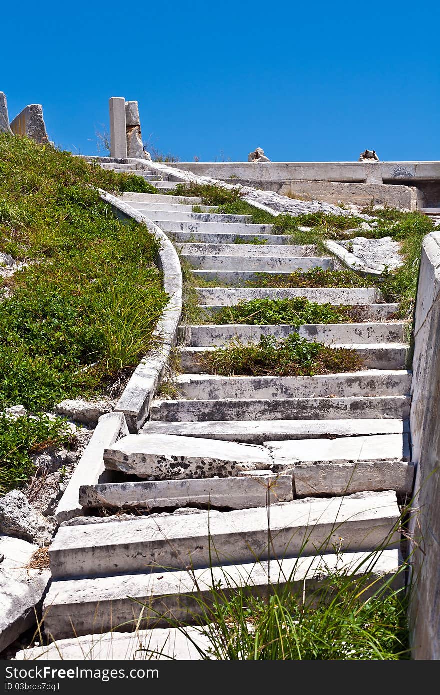 Old rotten stairs