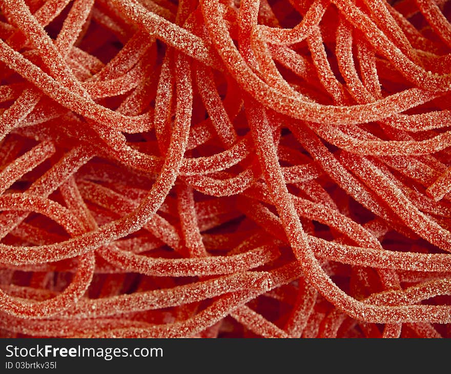 Red Sweet Noodles Background