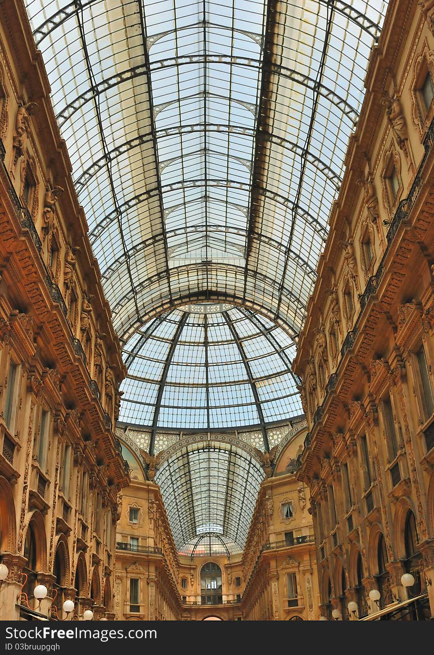 Glass gallery - Galleria Vittorio Emanuele