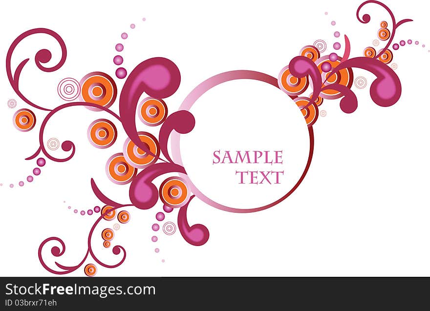 Beautiful background for a greeting card. Beautiful background for a greeting card