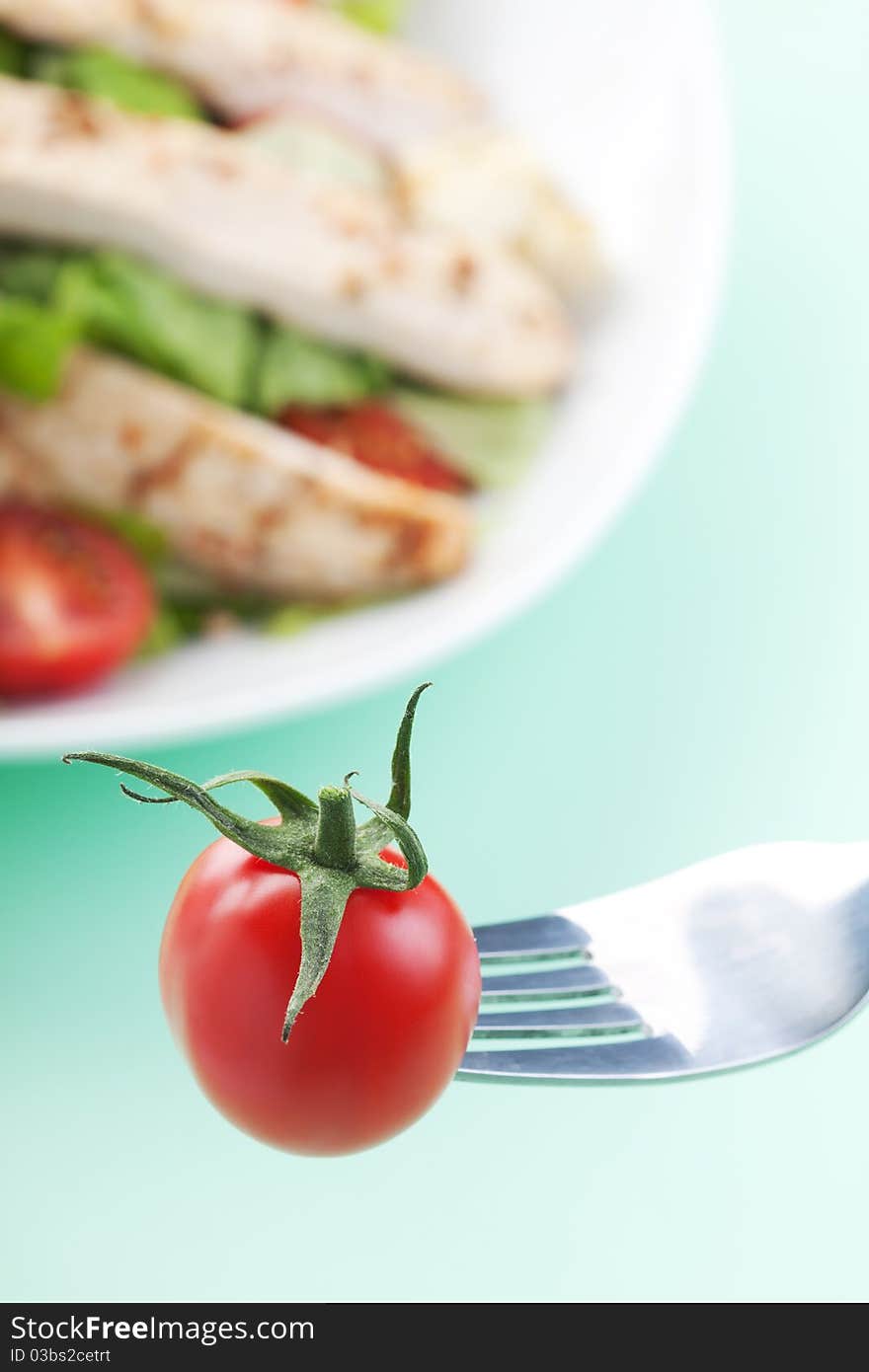 Tomato On A Spoon