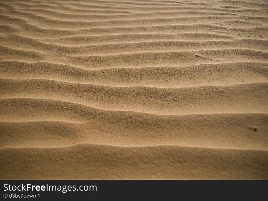 Pattern of sand in the desert. Pattern of sand in the desert