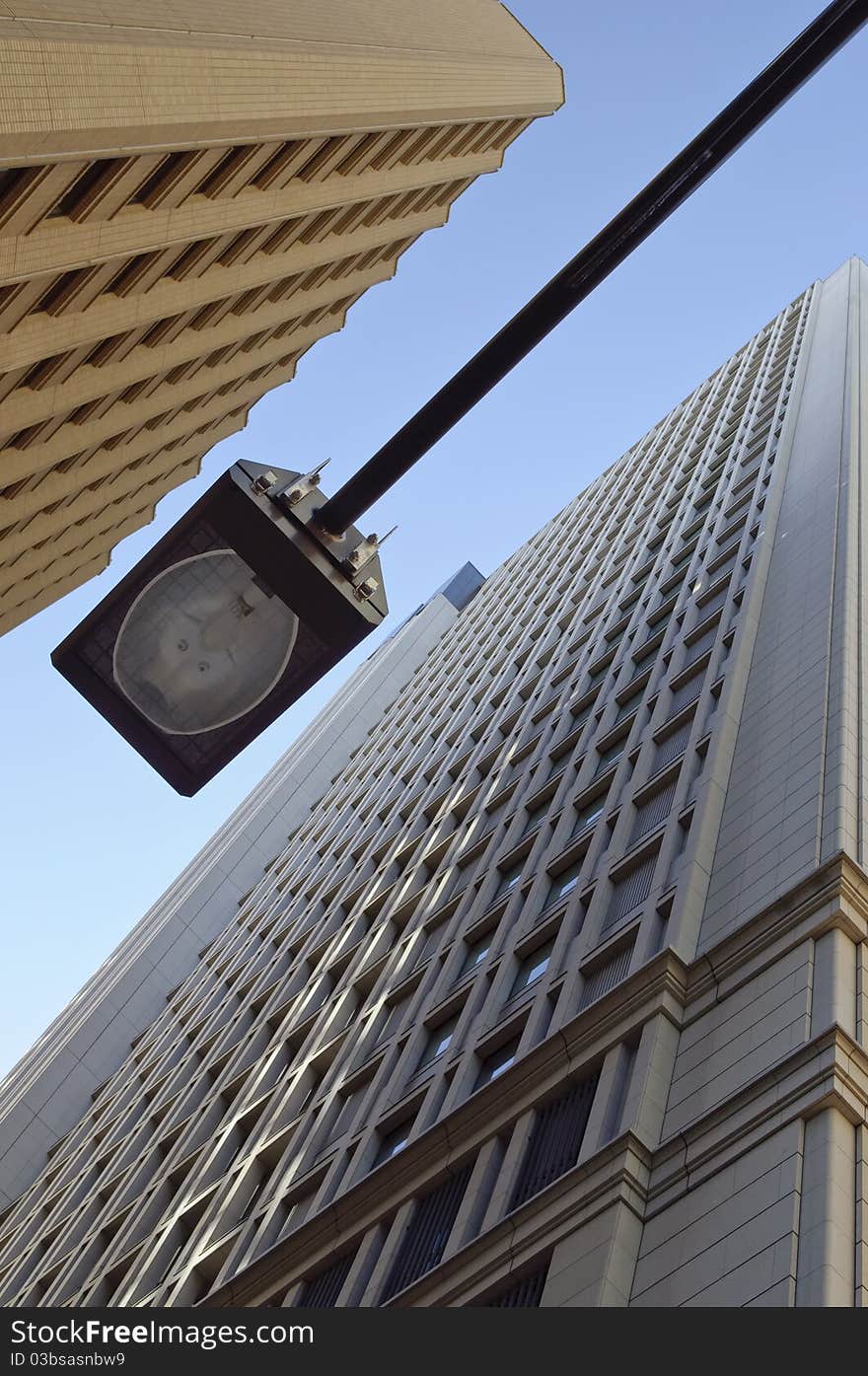 Modern buildings in Tokyo, close to Tokyo station. Modern buildings in Tokyo, close to Tokyo station.