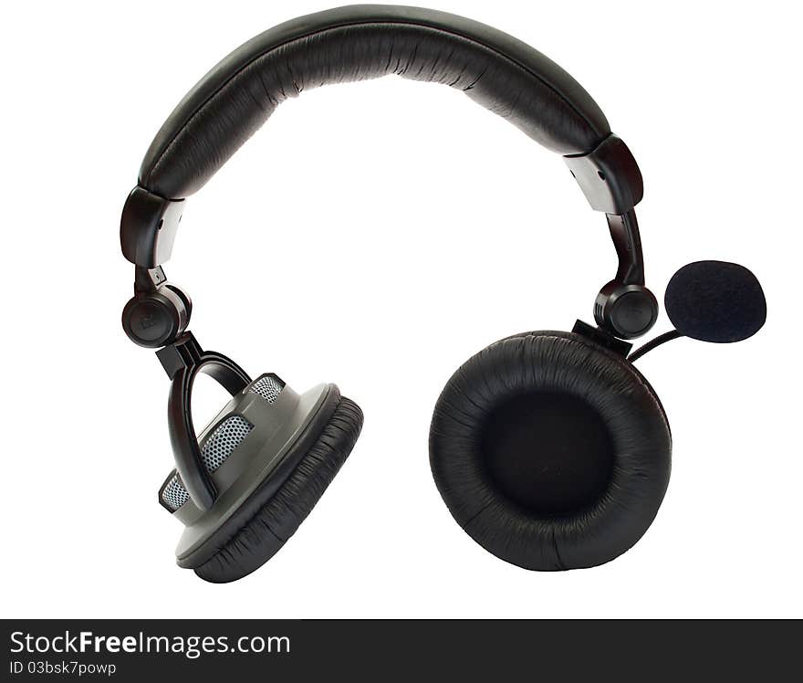 Black headphones