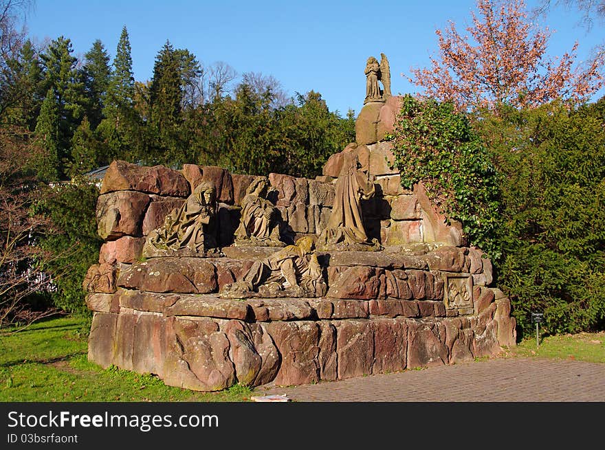 Ancient Romain monument in Baden-Baden, Germany