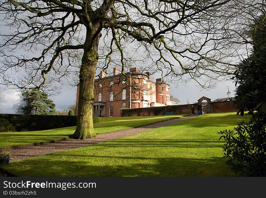 The house and garden