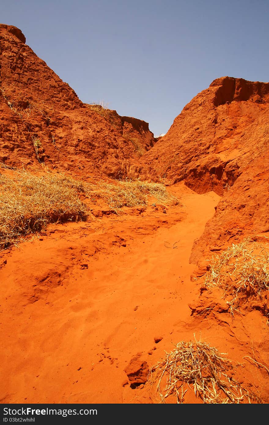 Little red Canyon near Mui Ne, Vietnam. Little red Canyon near Mui Ne, Vietnam