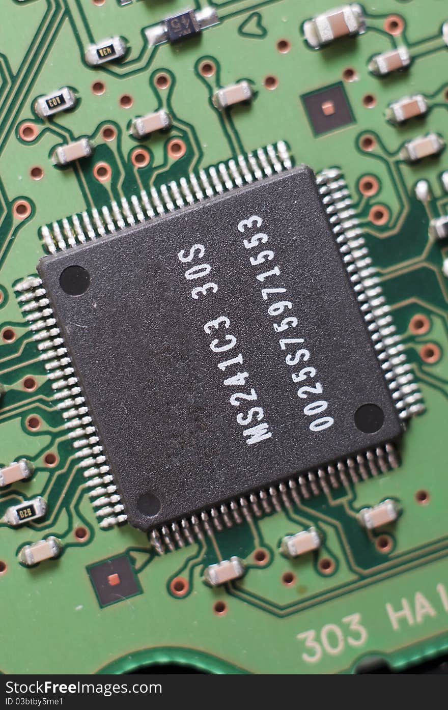 An image of Electronic circuit plate