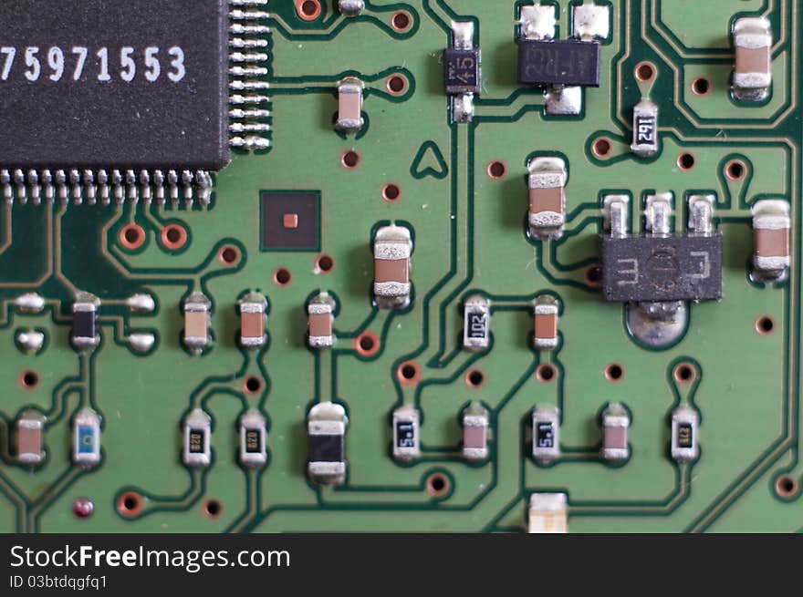 Electronic circuit plate