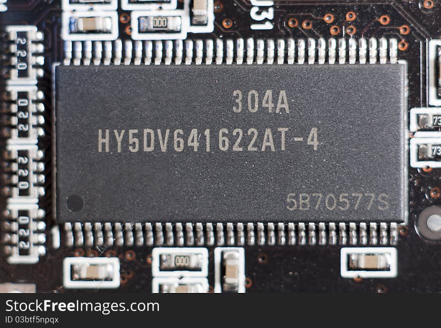 An image of Electronic circuit plate