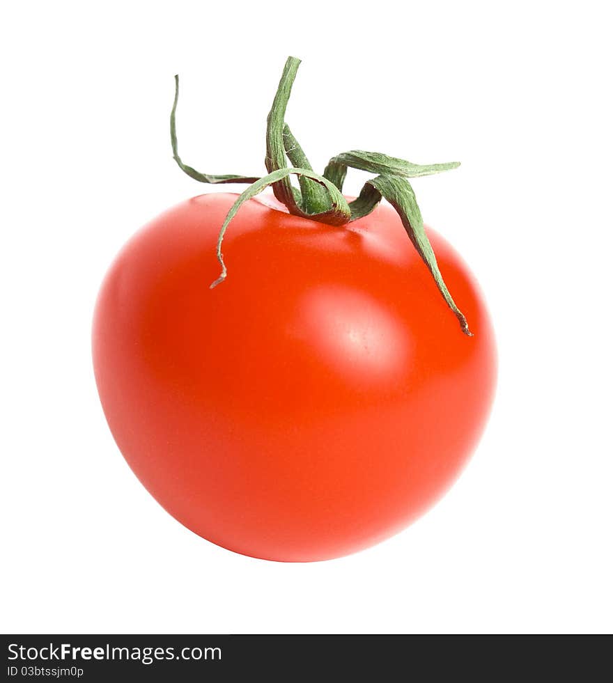 Tomato isolated on white background