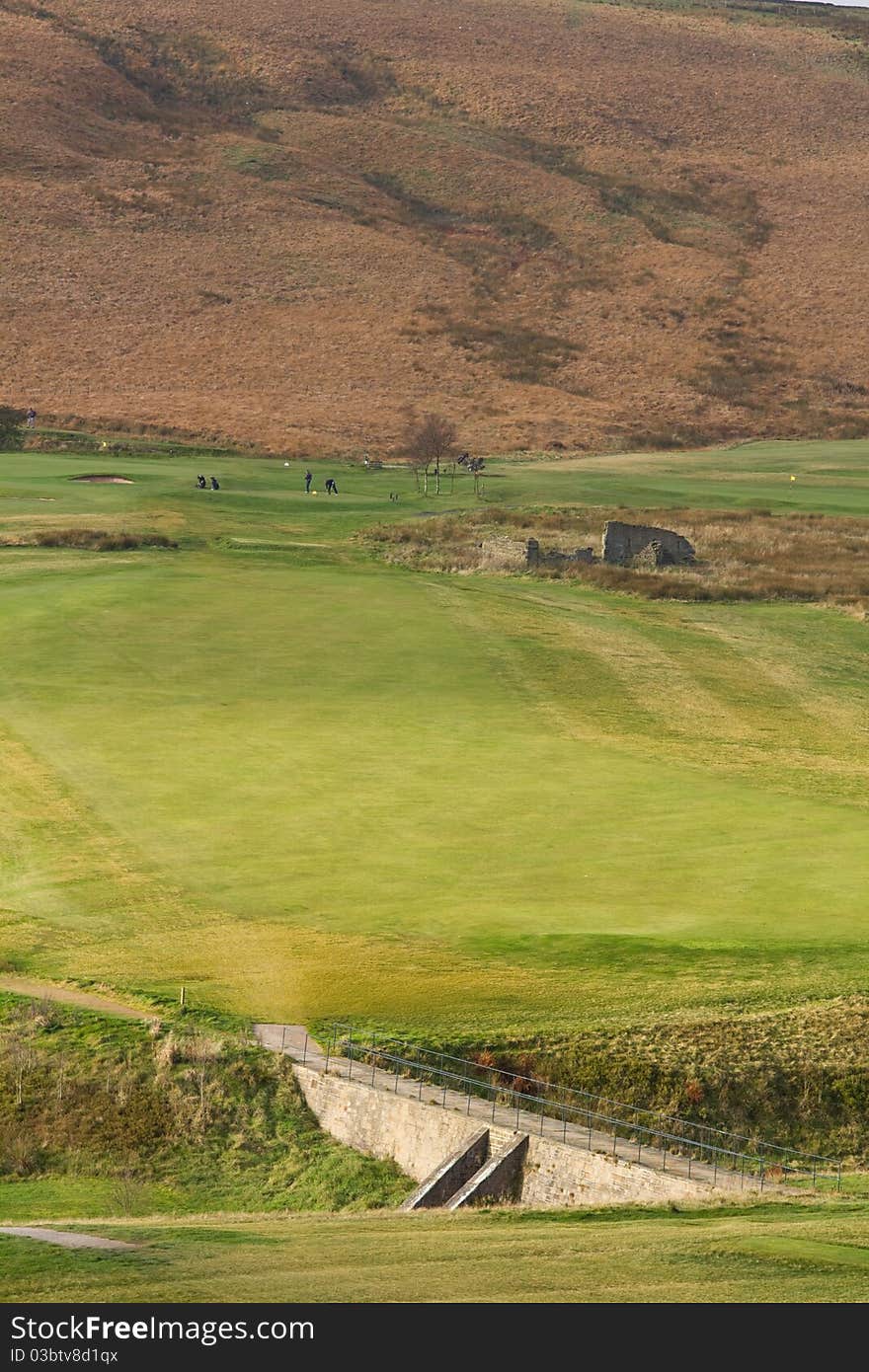 Ogden Golf Course autumn color , Yorkshire uk