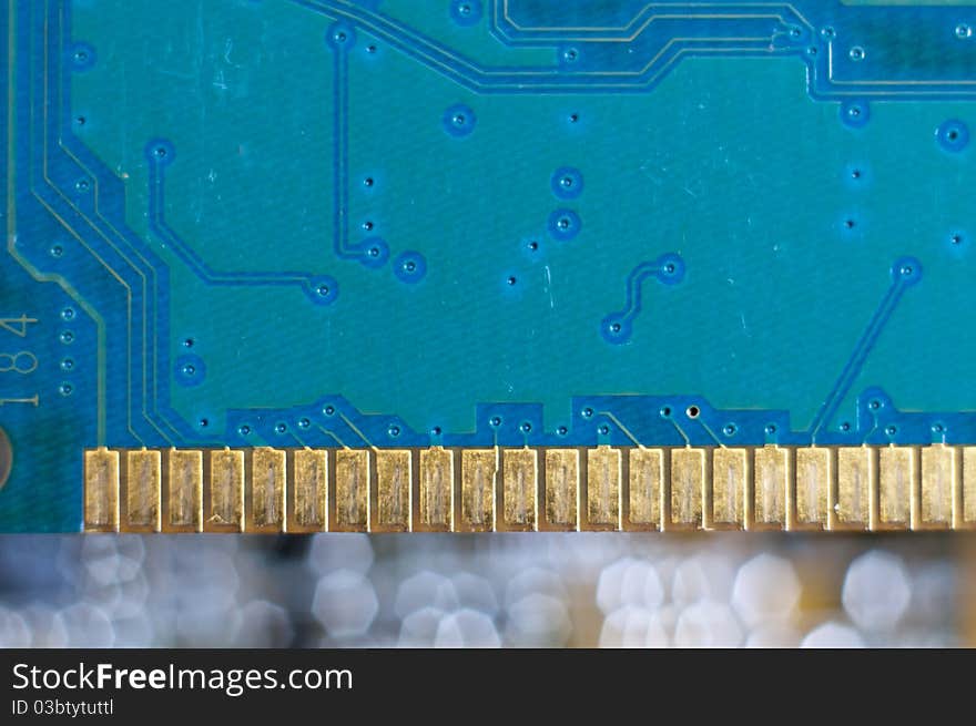 An image of Electronic circuit plate