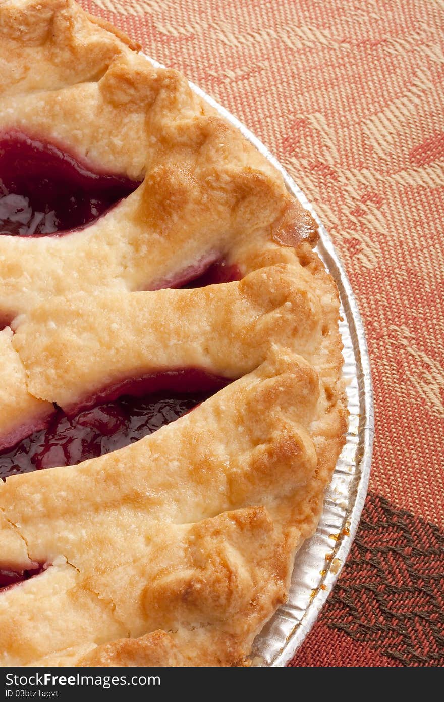 American pie cherry filling - a traditional dessert.