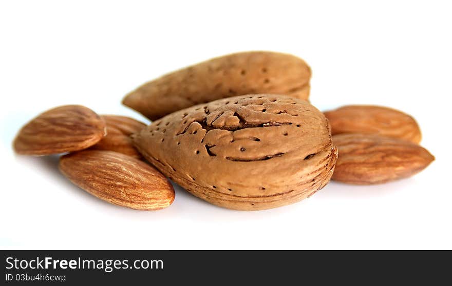 Almonds closeup