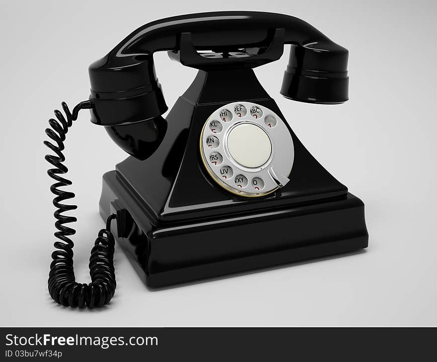 Retro Phone Render