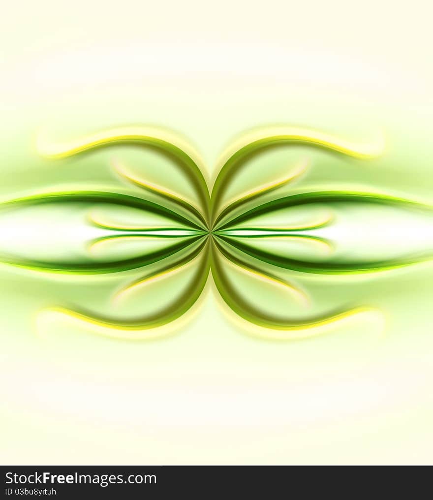 Beautiful green eco style ornament background. Beautiful green eco style ornament background