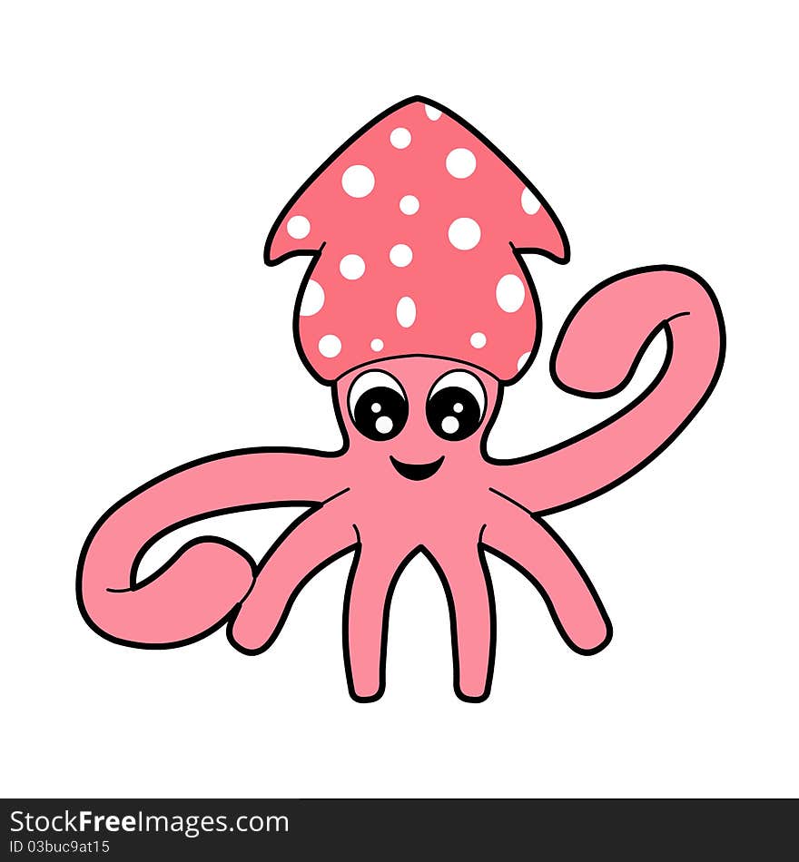 Cute Squid