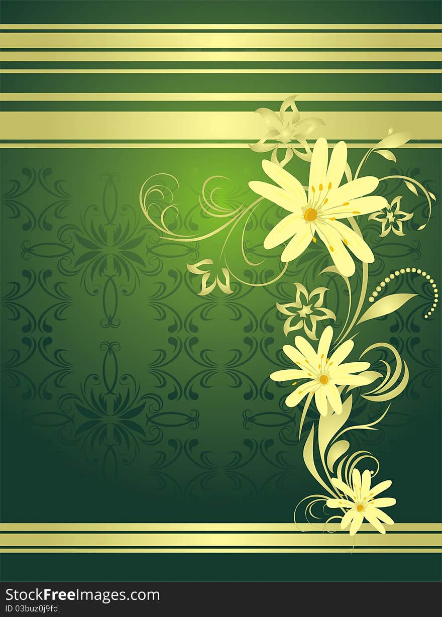 Spring bouquet. Decorative background for wrapping