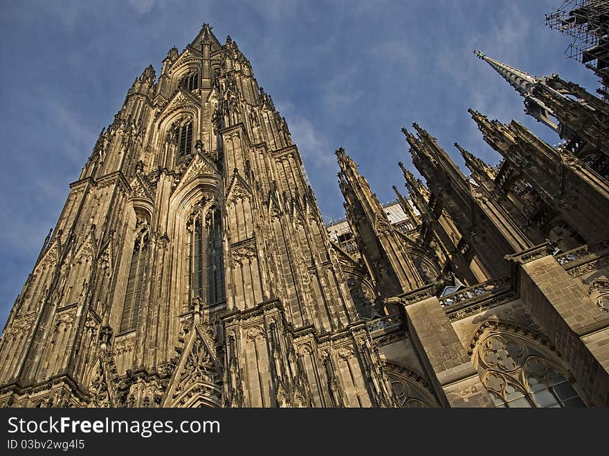 Koln cathedral in a sunny day. Koln cathedral in a sunny day