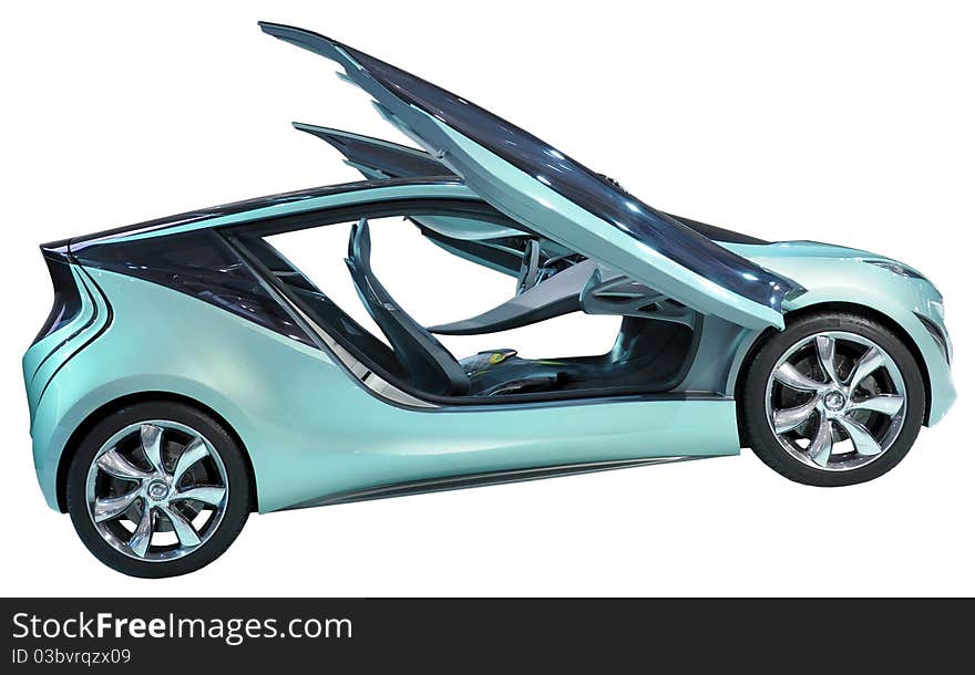 Concept coupe isolated